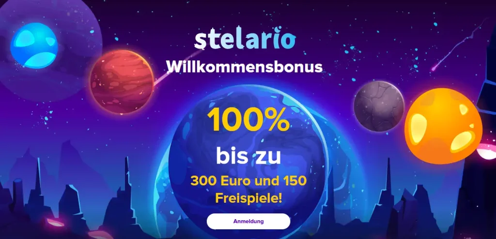 Offiziellen Stelario Willkommensangebots